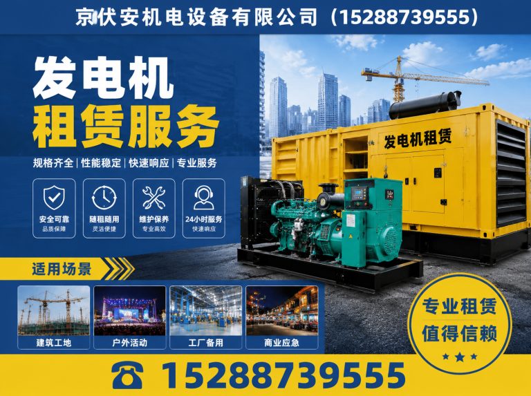 贵阳发电车租赁展示图